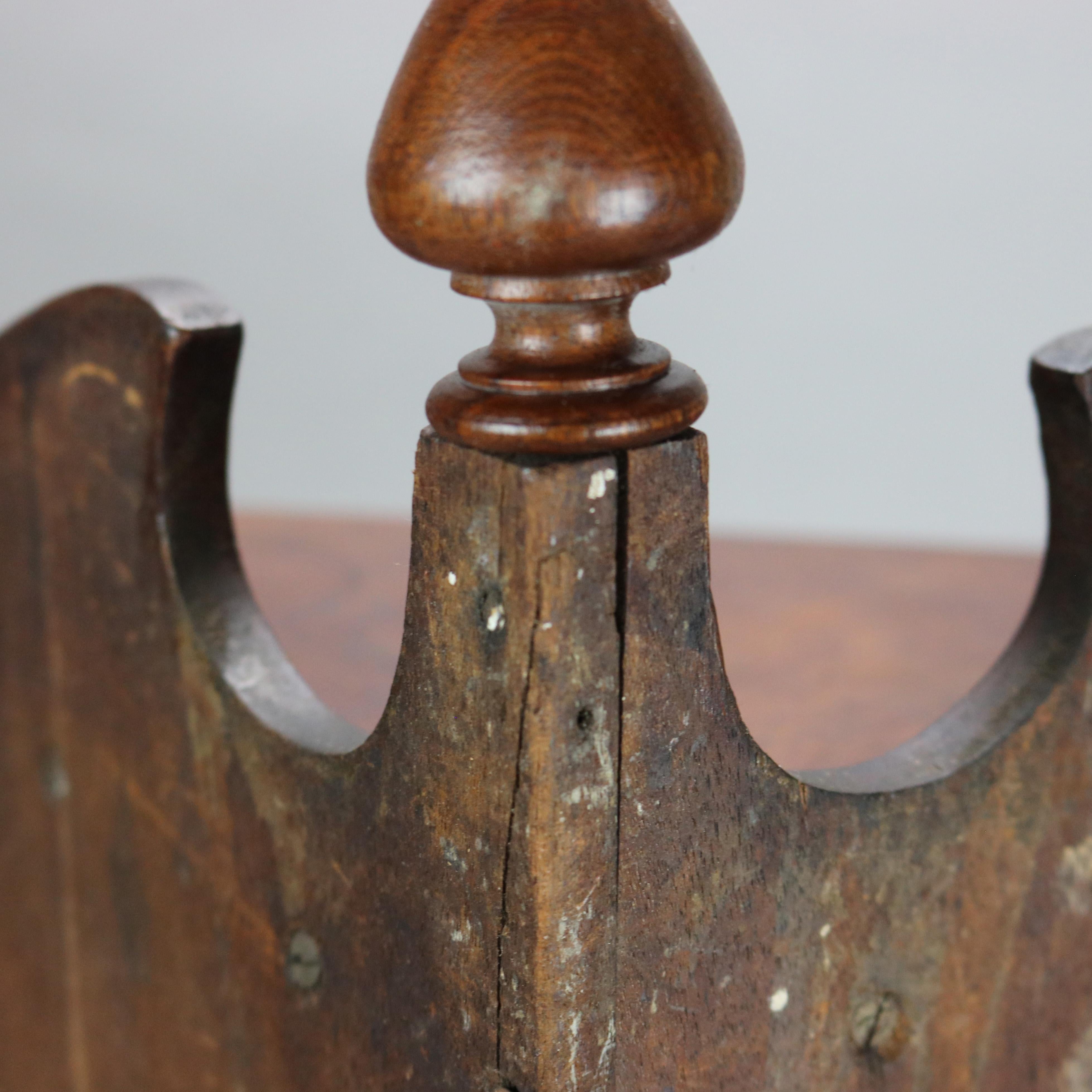 Antique Victorian Walnut & Burl Corner Medicine Cabinet C1890 6