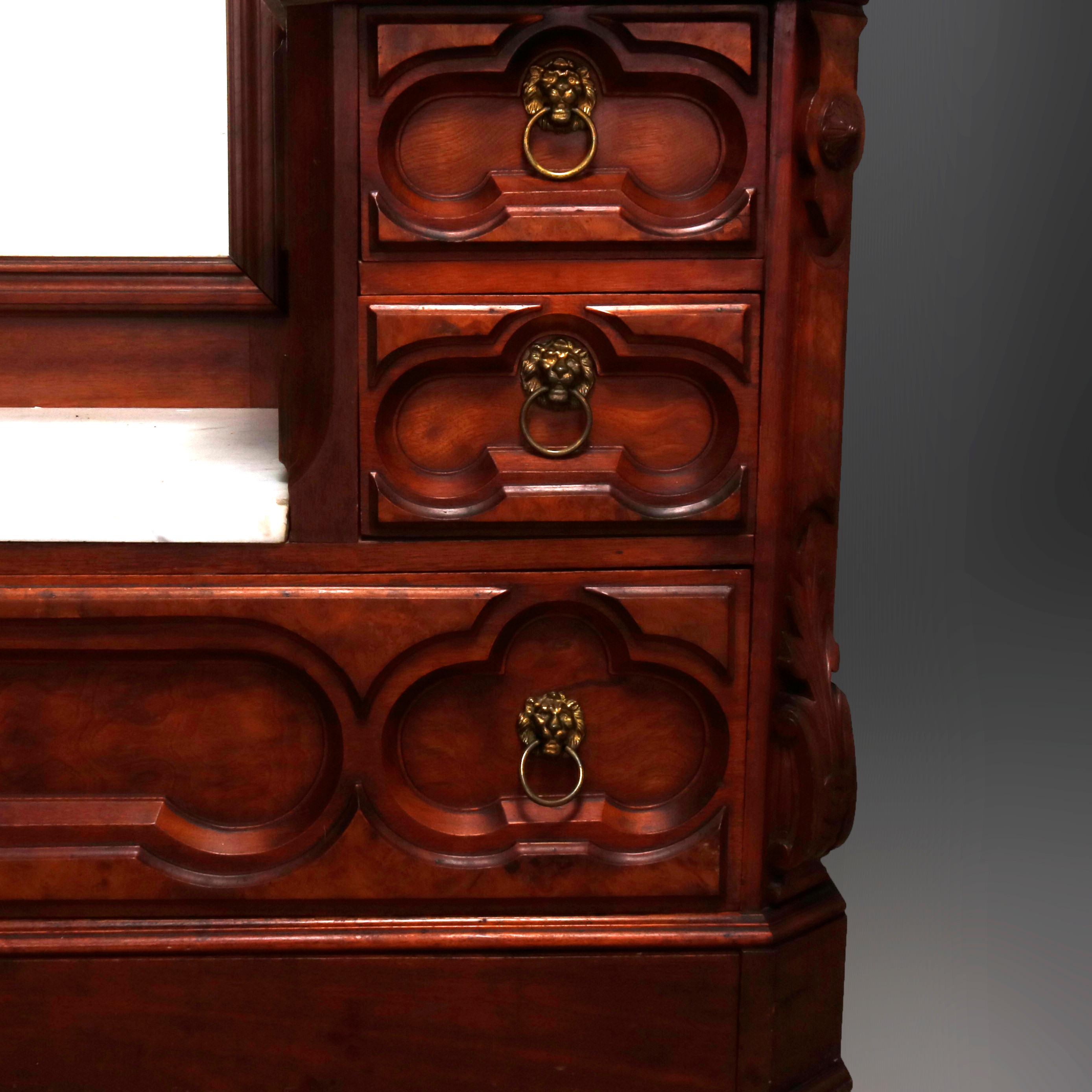 antique marble top dresser