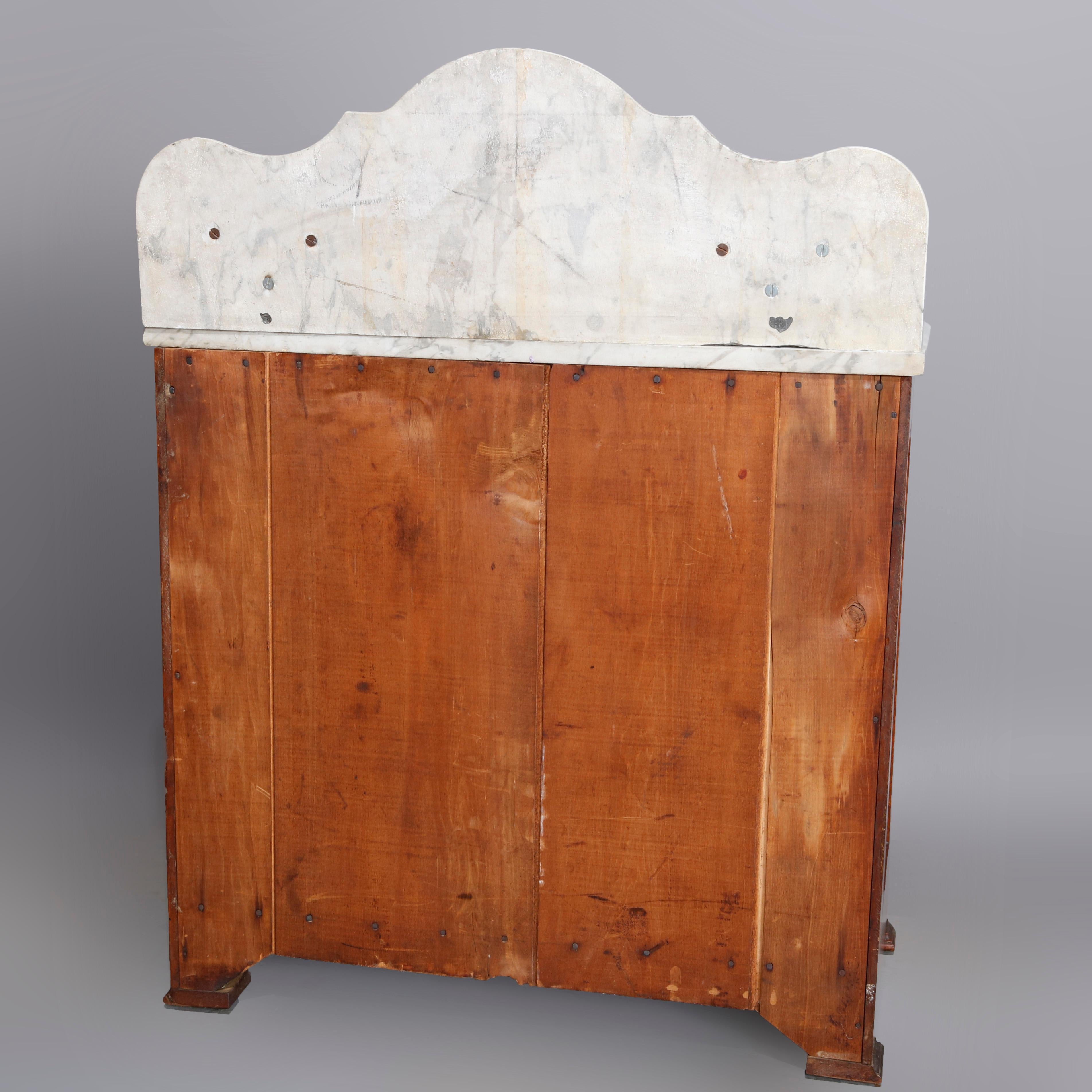 antique washstand with marble top