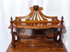 Antique Victorian Walnut Desk