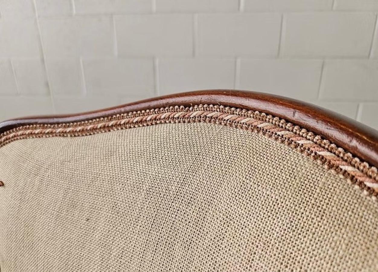 Canadian Antique Victorian Walnut Dining Chairs. Set of 6. Hand Carved Walnut in Louis XV For Sale