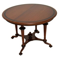 Antique Victorian Walnut Dining Table