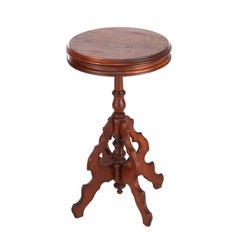 Antique Victorian Walnut Drink Stand C1900