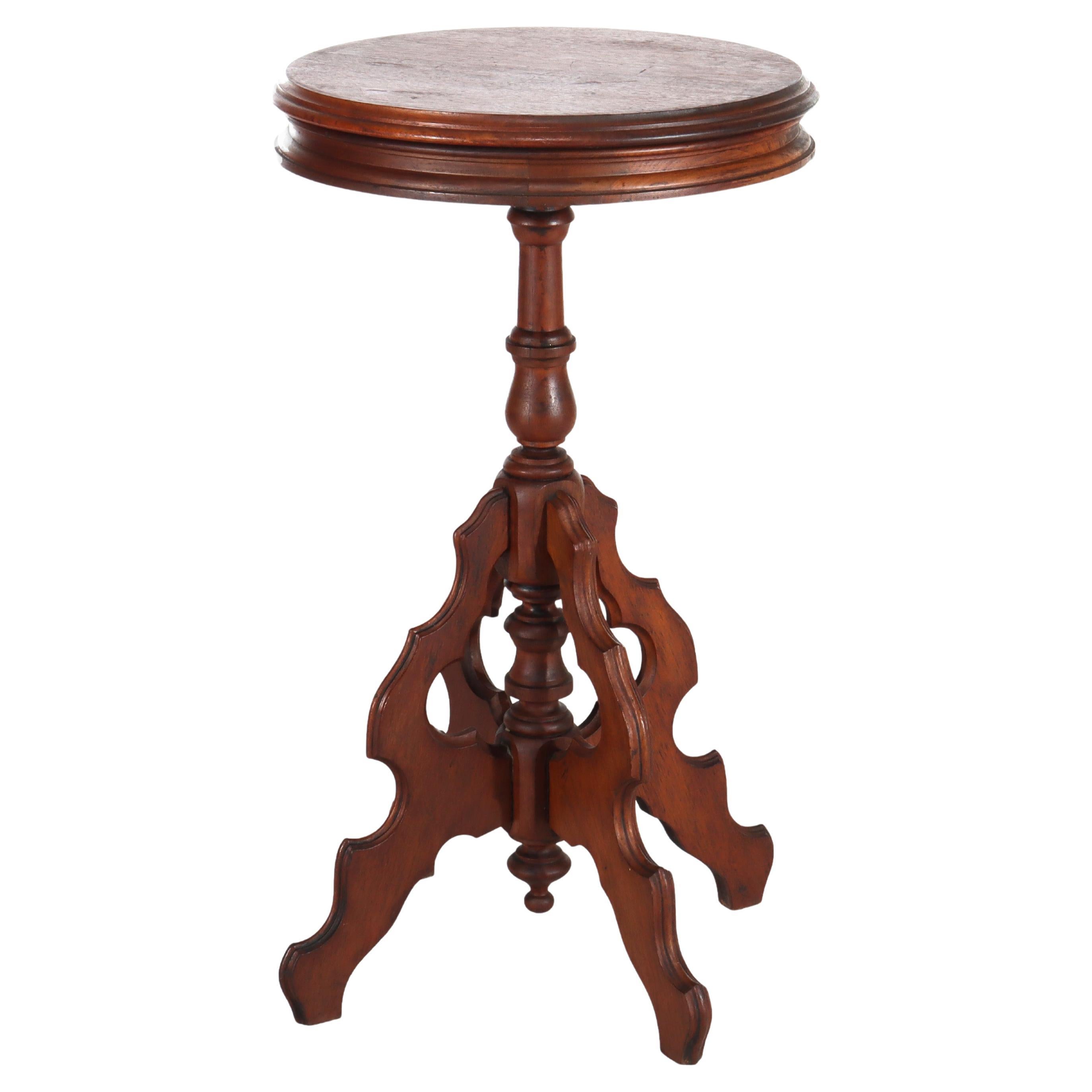 Antique Victorian Walnut Drink Stand C1900