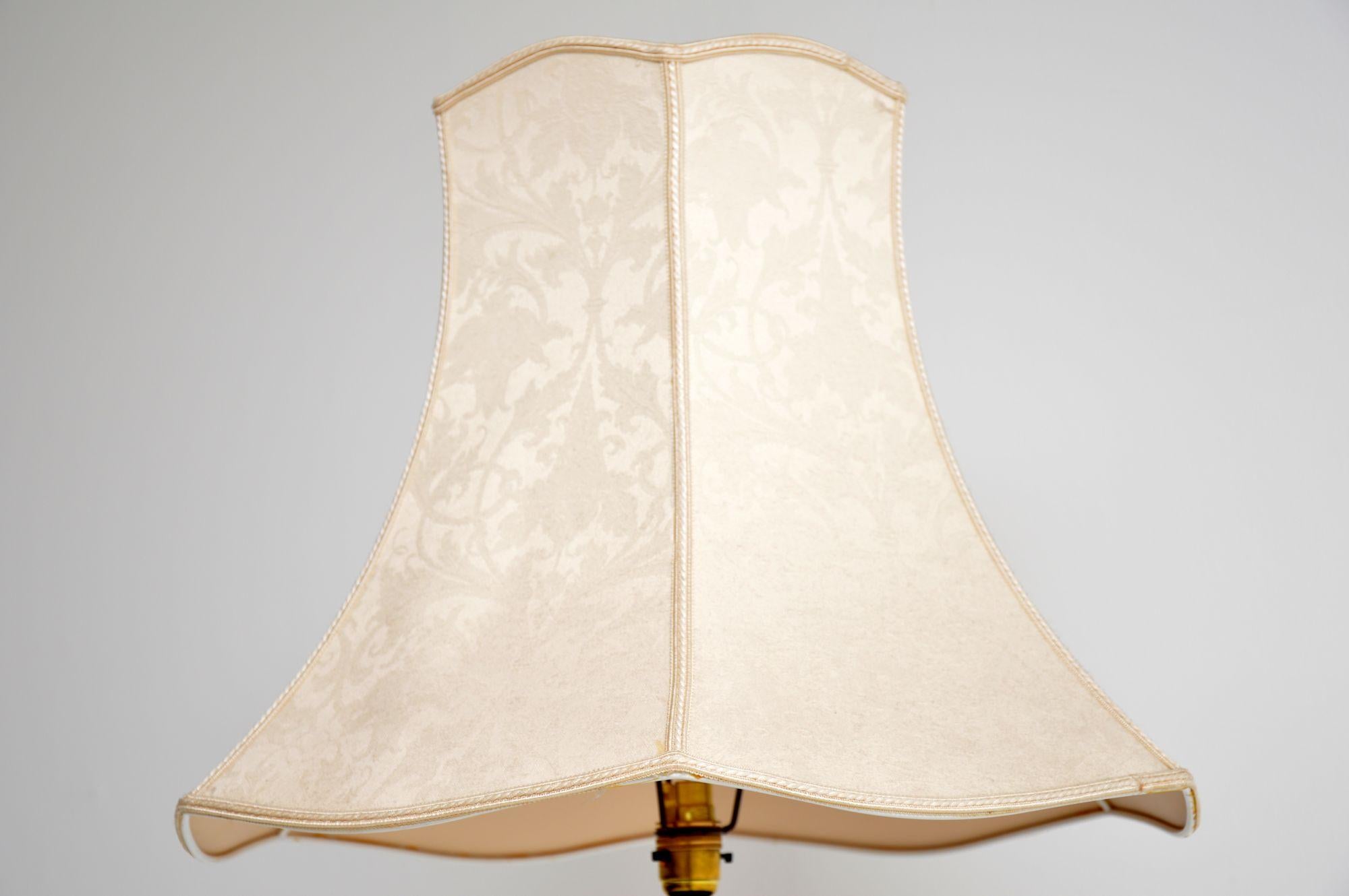 Antique Victorian Walnut Floor Lamp 2
