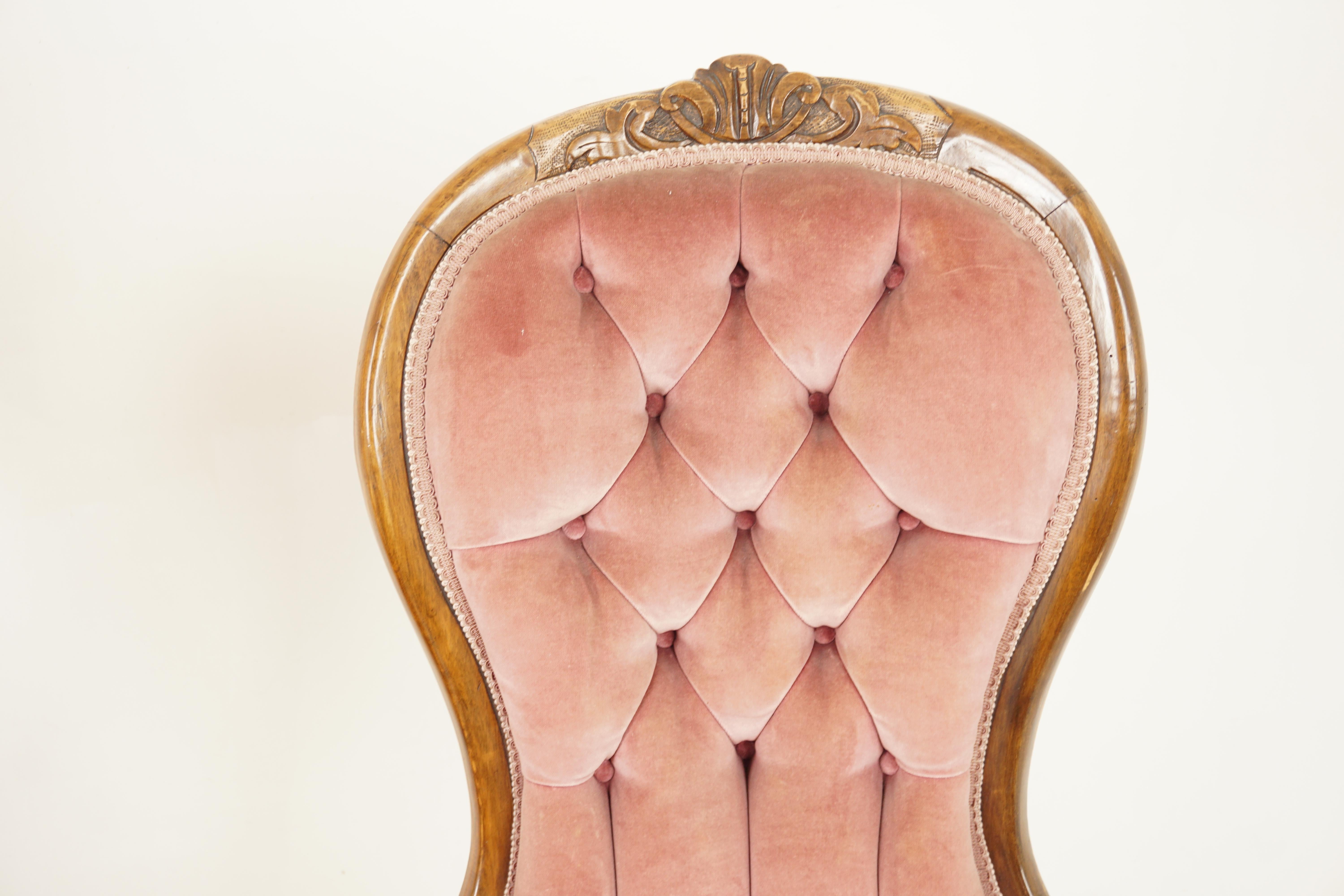 Antique Victorian Walnut Gentleman's Upholstered Armchair, Scotland 1880, H1151 1