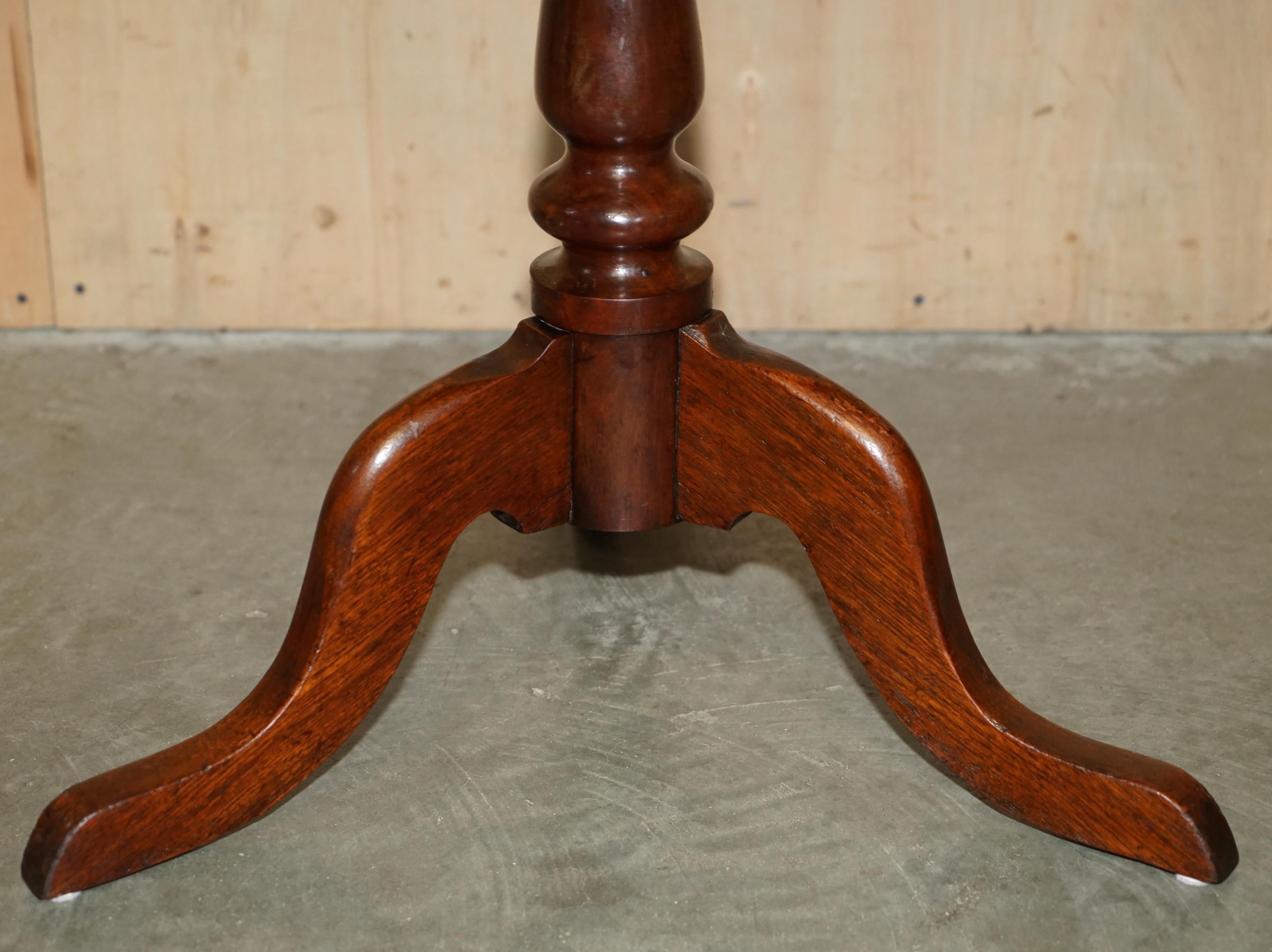 ANTIQUE ViCTORIAN WALNUT & HARDWOOD PARQUETRY INLAID TiLT TOP CHESS GAMES TABLE 2