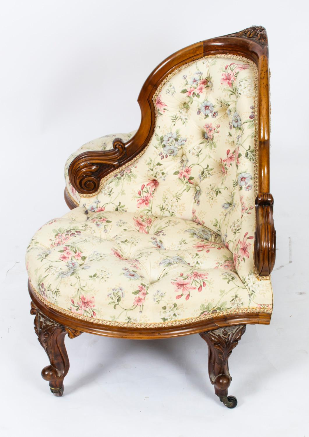 antique love chair