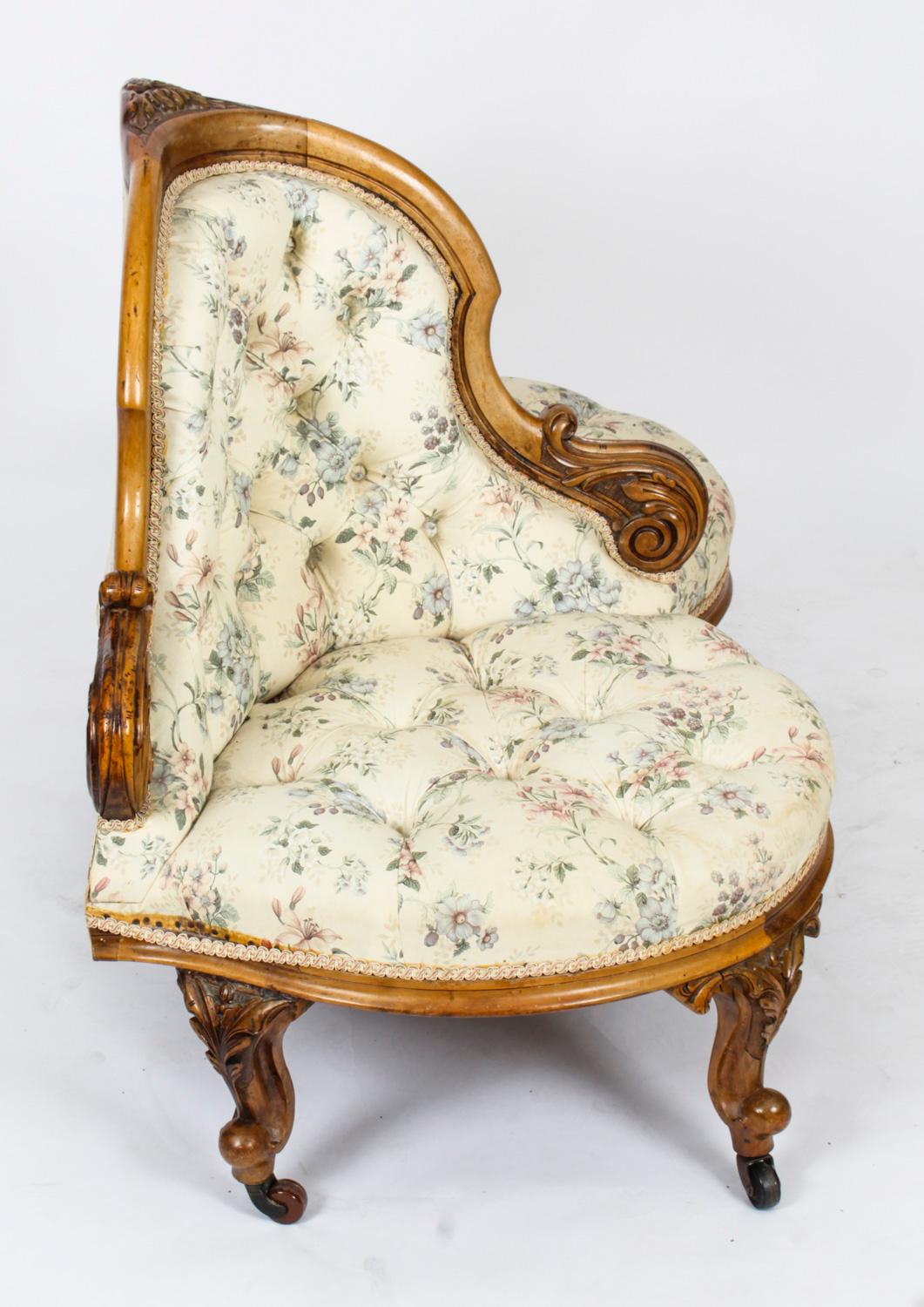 victorian love chair