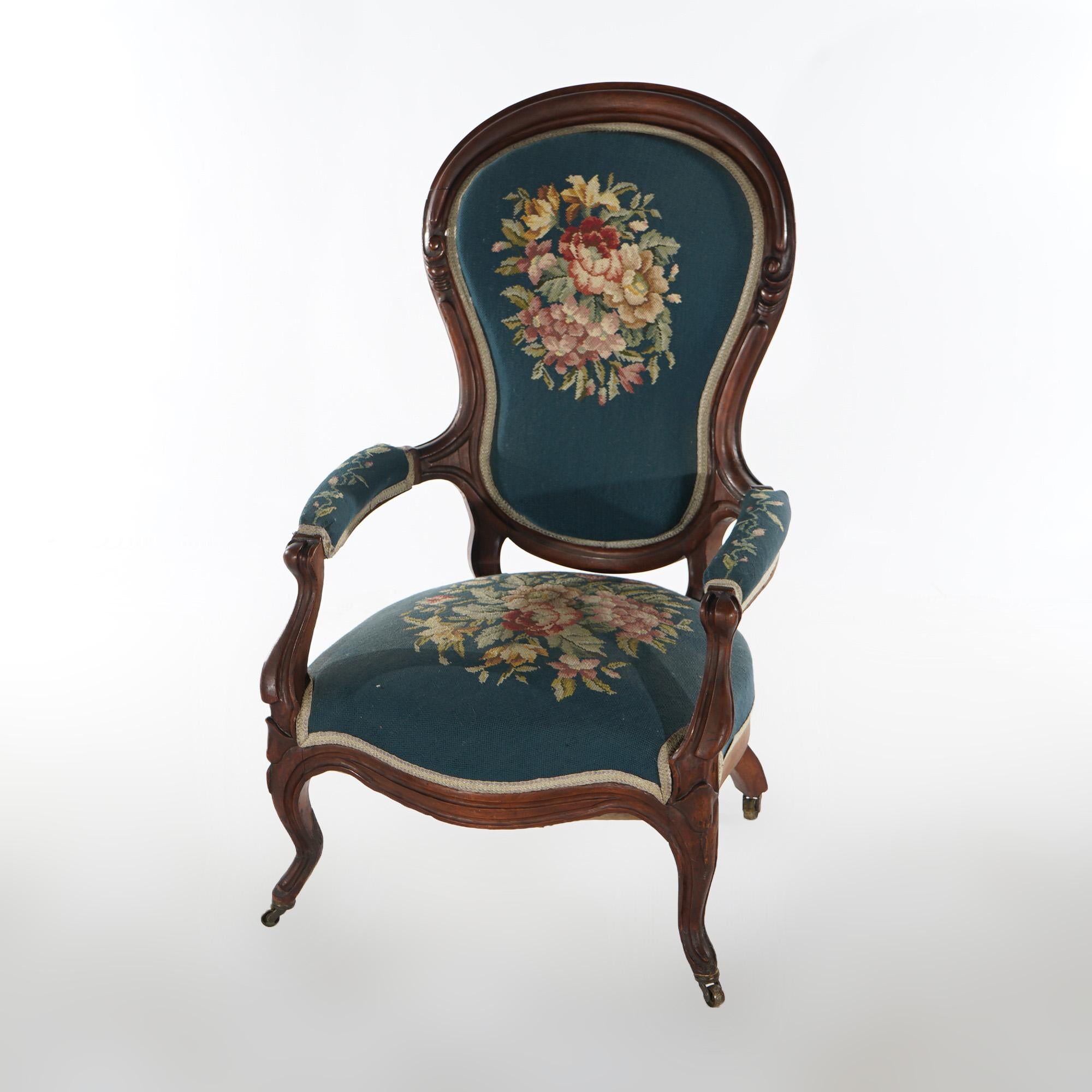 antique one arm ladies chair
