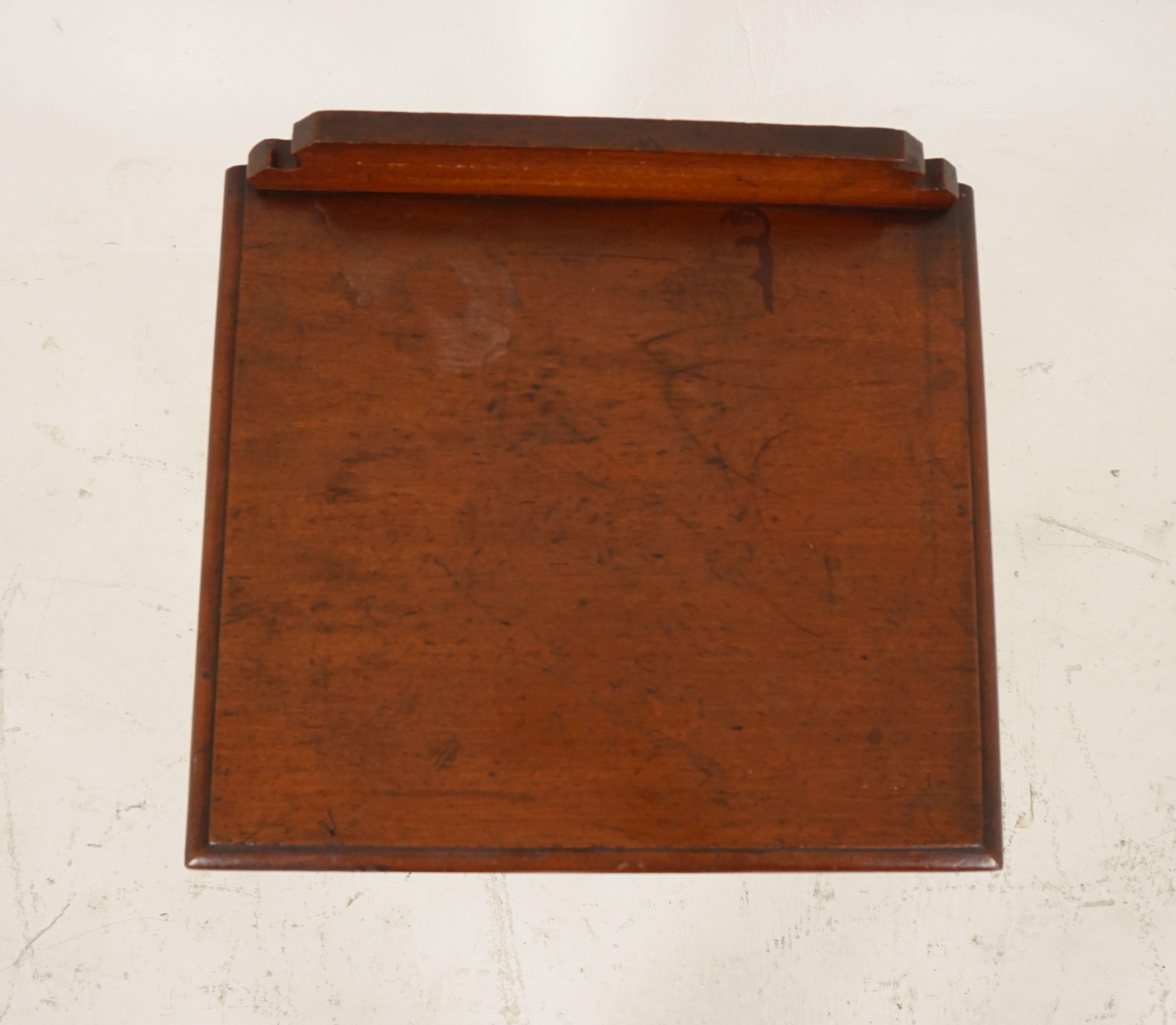 Late 19th Century Antique Victorian Walnut Nightstand, Bedside, Lamp Table, Scotland 1890, B2100