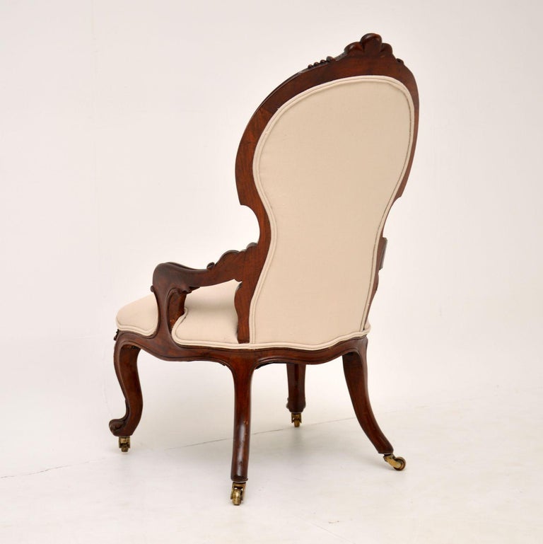 Antique Victorian Walnut Nursing Chair For Sale at 1stDibs victorian chairs for sale, antique