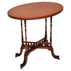 Antique Victorian Walnut Occasional Side Table