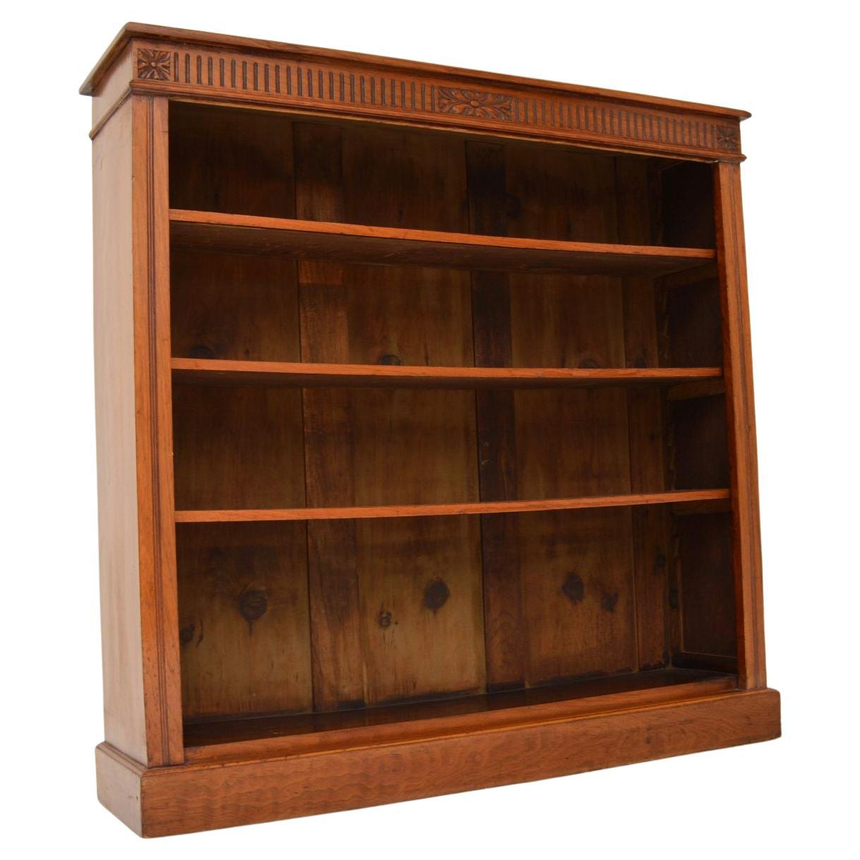 Victorian Open Bookcase For Sale at 1stDibs