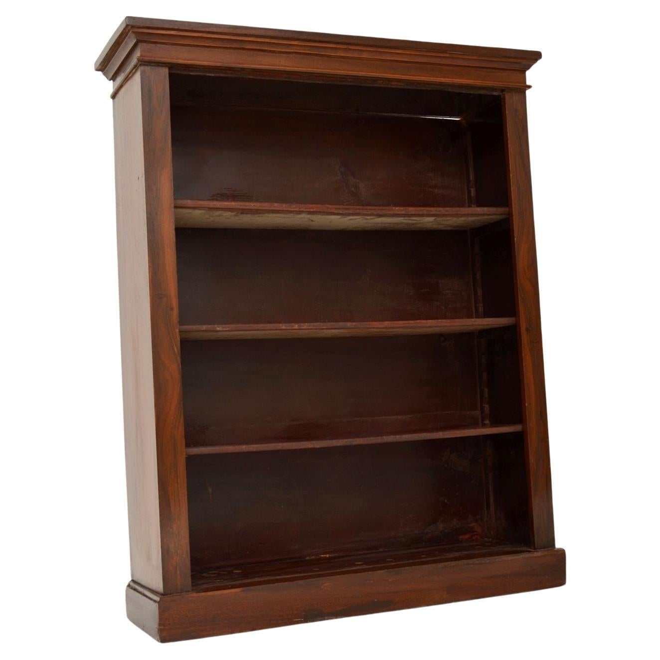 Antique French Walnut Wood Lyonnaise Bookcase at 1stDibs