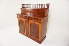 Antique Victorian Walnut Sideboard, Chiffonier, Buffet, Scotland 1870, H781
