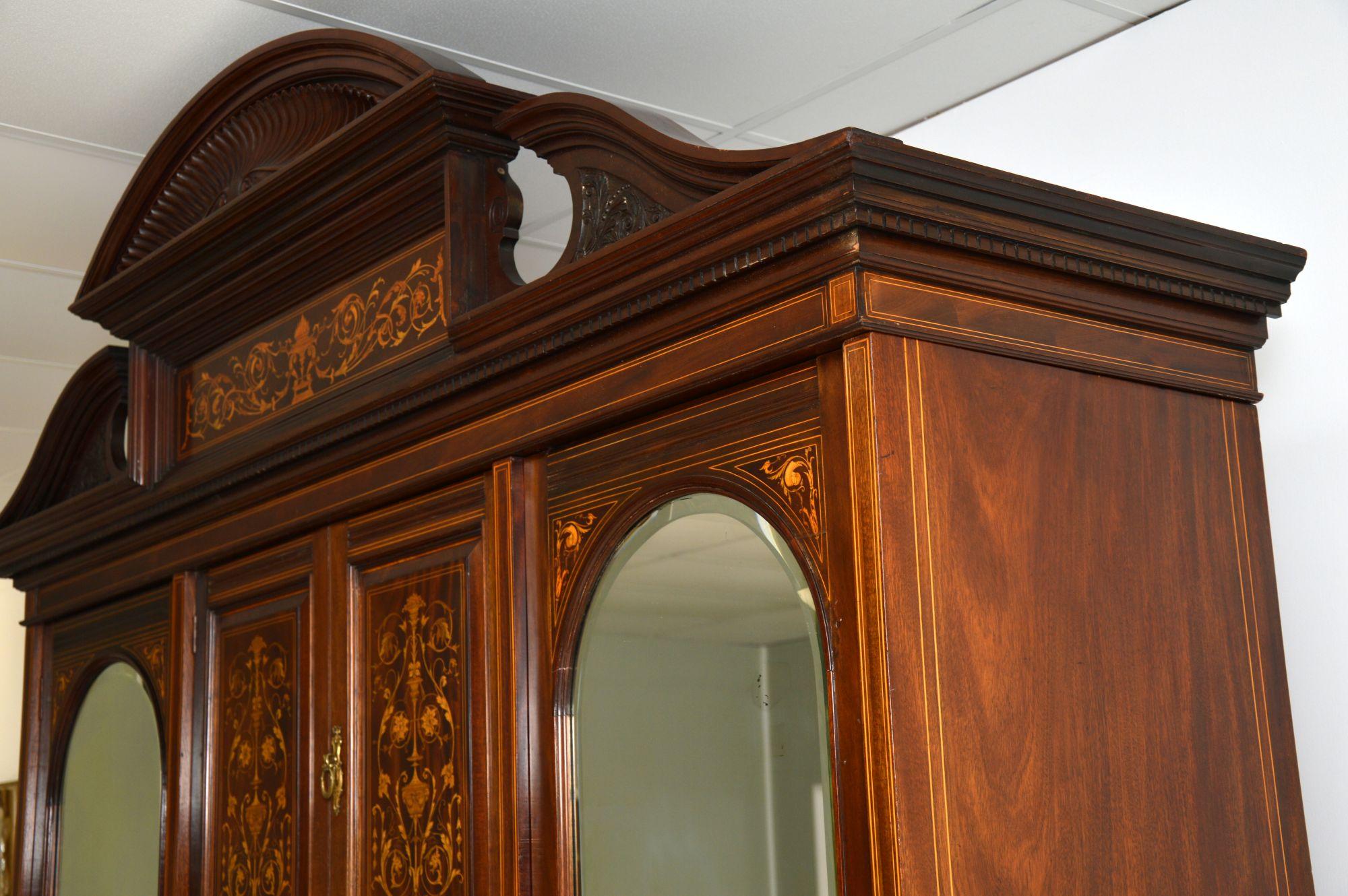 Antique Victorian Wardrobe by James Shoolbred 6