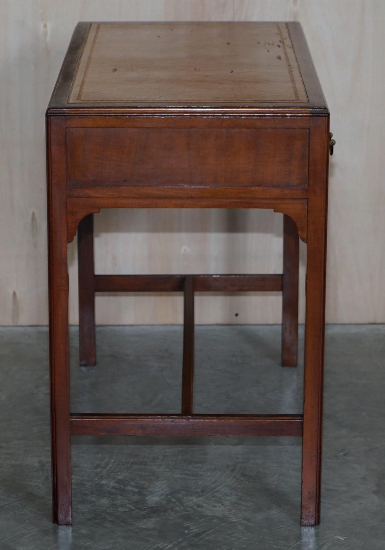 Antique Victorian Watchmakers Desk Taste Hardwood and Brown