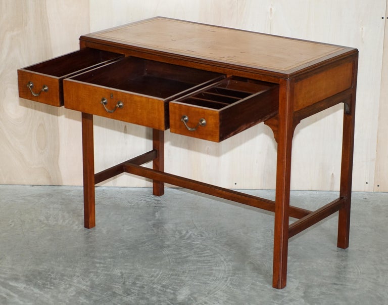 Antique Victorian Watchmakers Desk Taste Hardwood and Brown