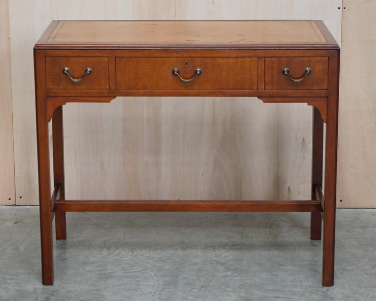 Antique Victorian Watchmakers Desk Taste Hardwood and Brown