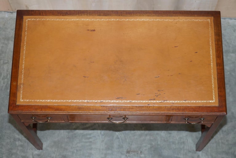 Antique Victorian Watchmakers Desk Taste Hardwood and Brown