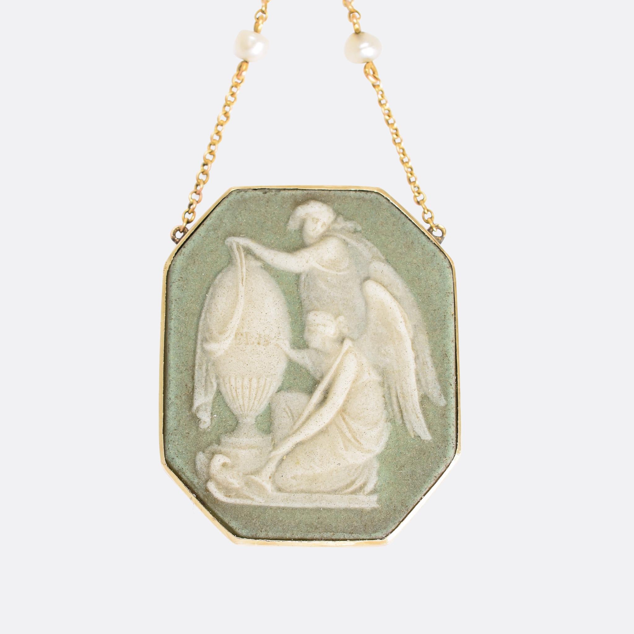 wedgwood cameo necklace