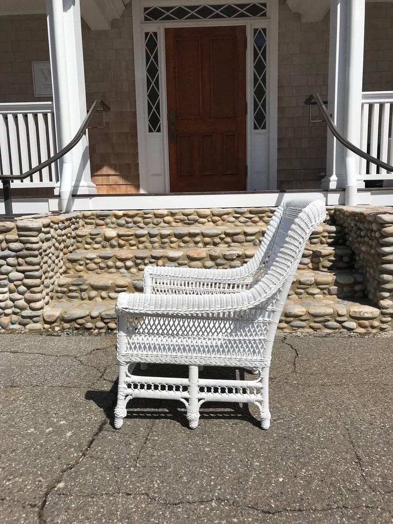 Antique Victorian Wicker SixLegged Chair For Sale at 1stDibs