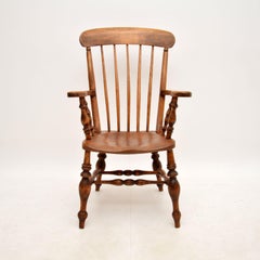 Antique Victorian Windsor Armchair