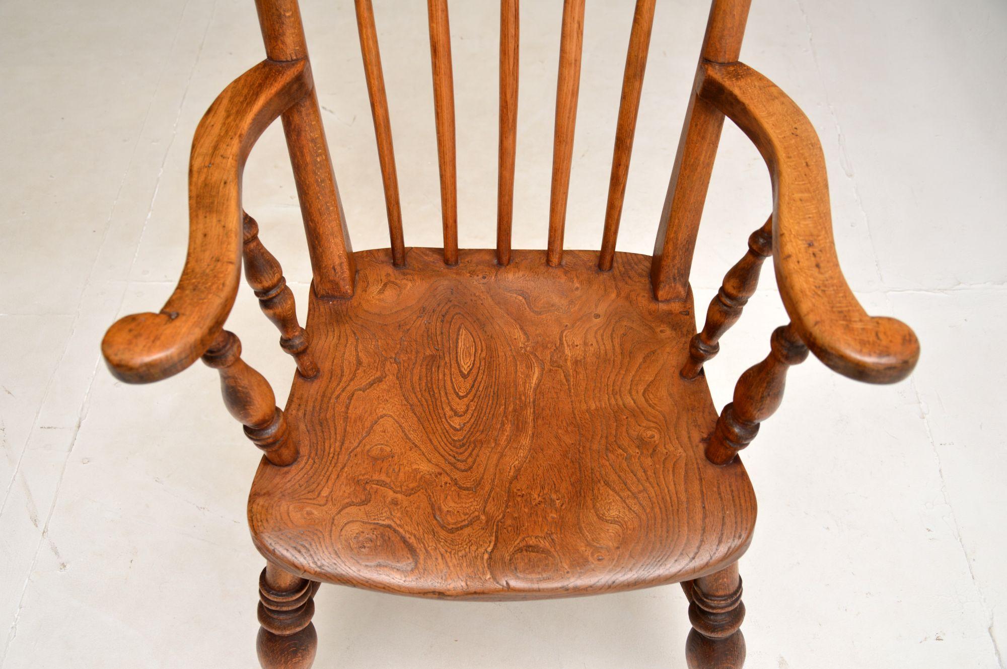 Antiker viktorianischer Windsor-Sessel im Angebot 1
