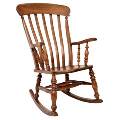 Antique Victorian Windsor Rocking Chair