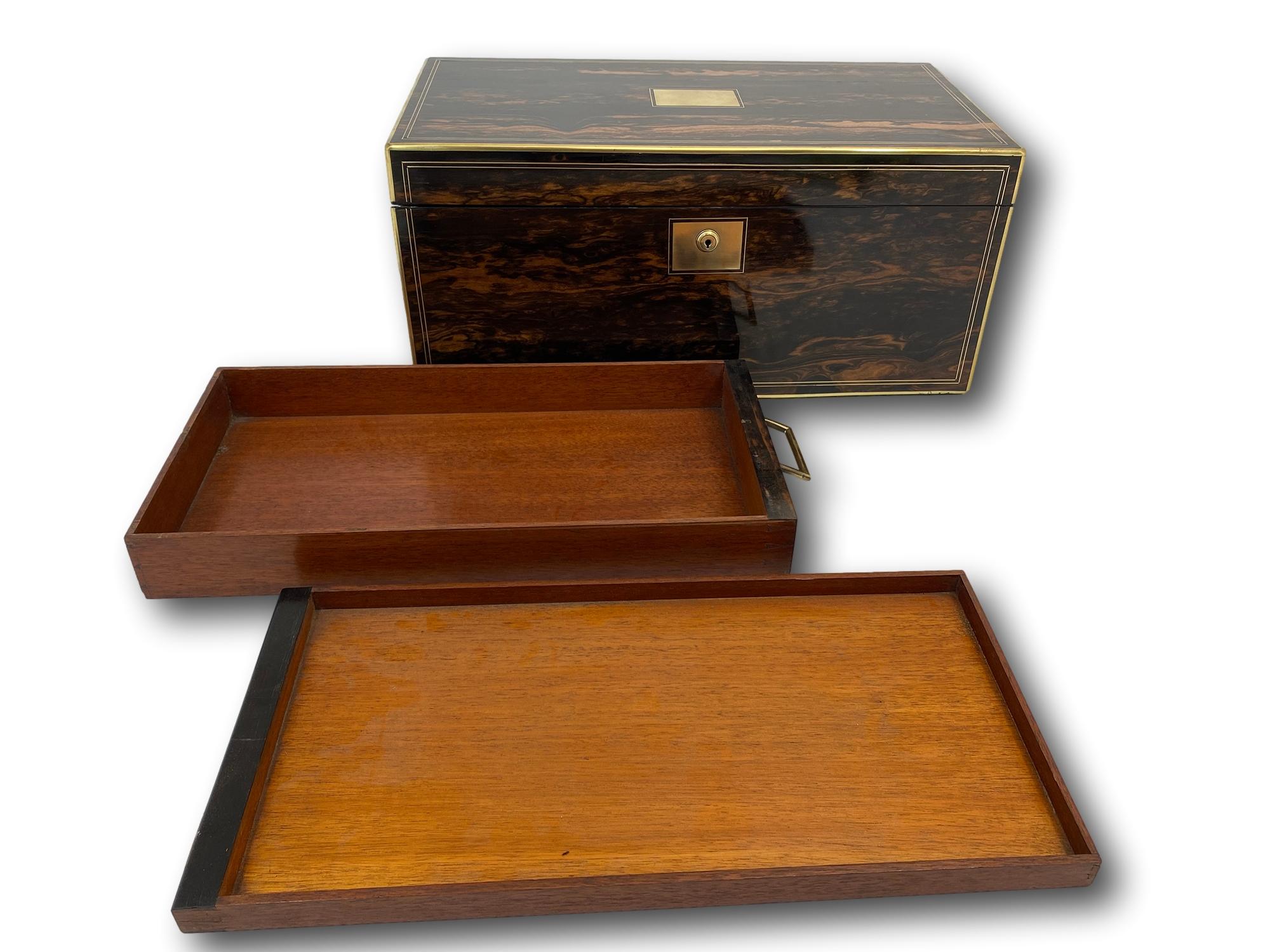Caja de escritura victoriana antigua de G.H. Compartimento secreto múltiple Radcliffe en venta 6