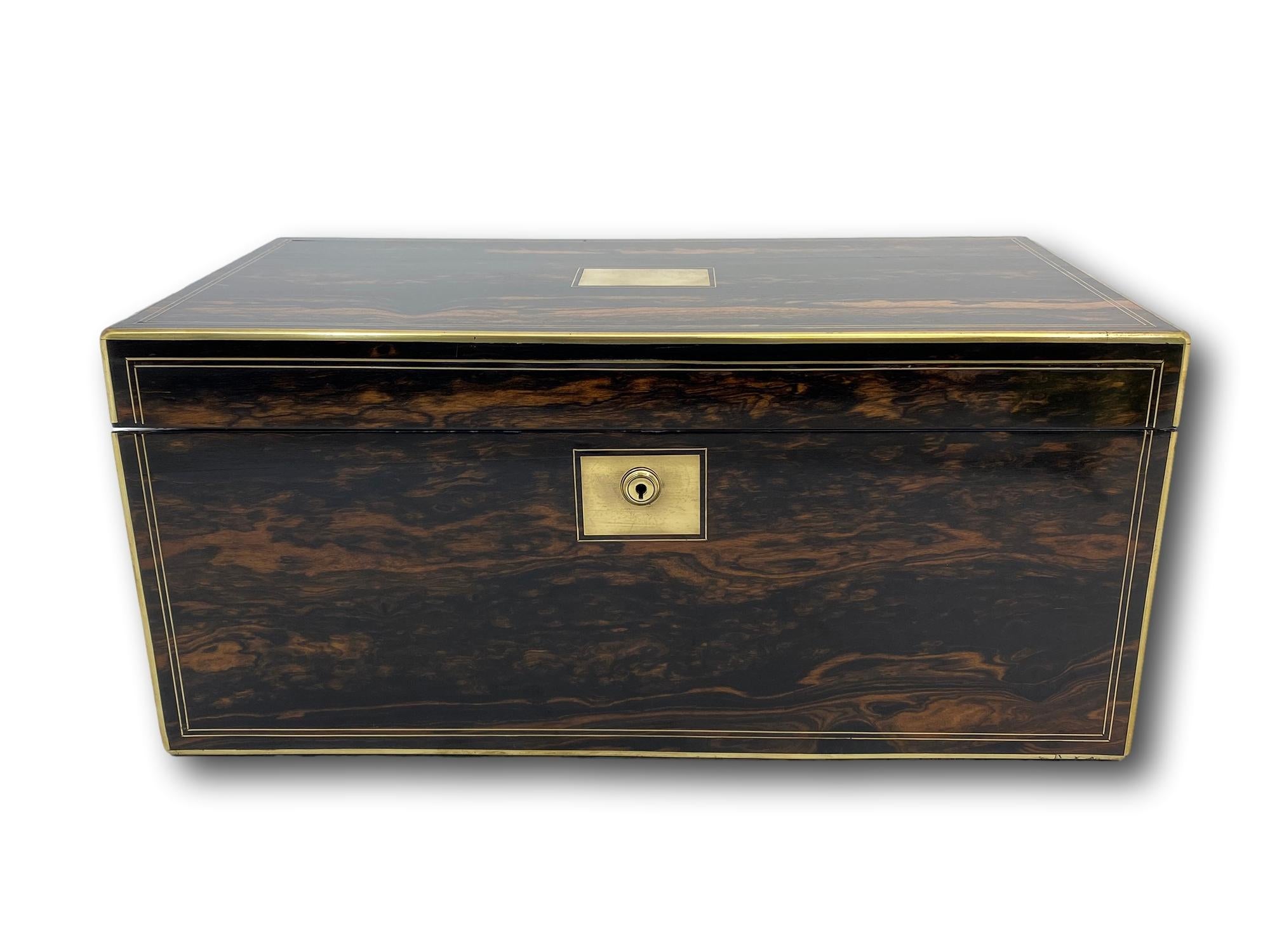 Caja de escritura victoriana antigua de G.H. Compartimento secreto múltiple Radcliffe Alto victoriano en venta