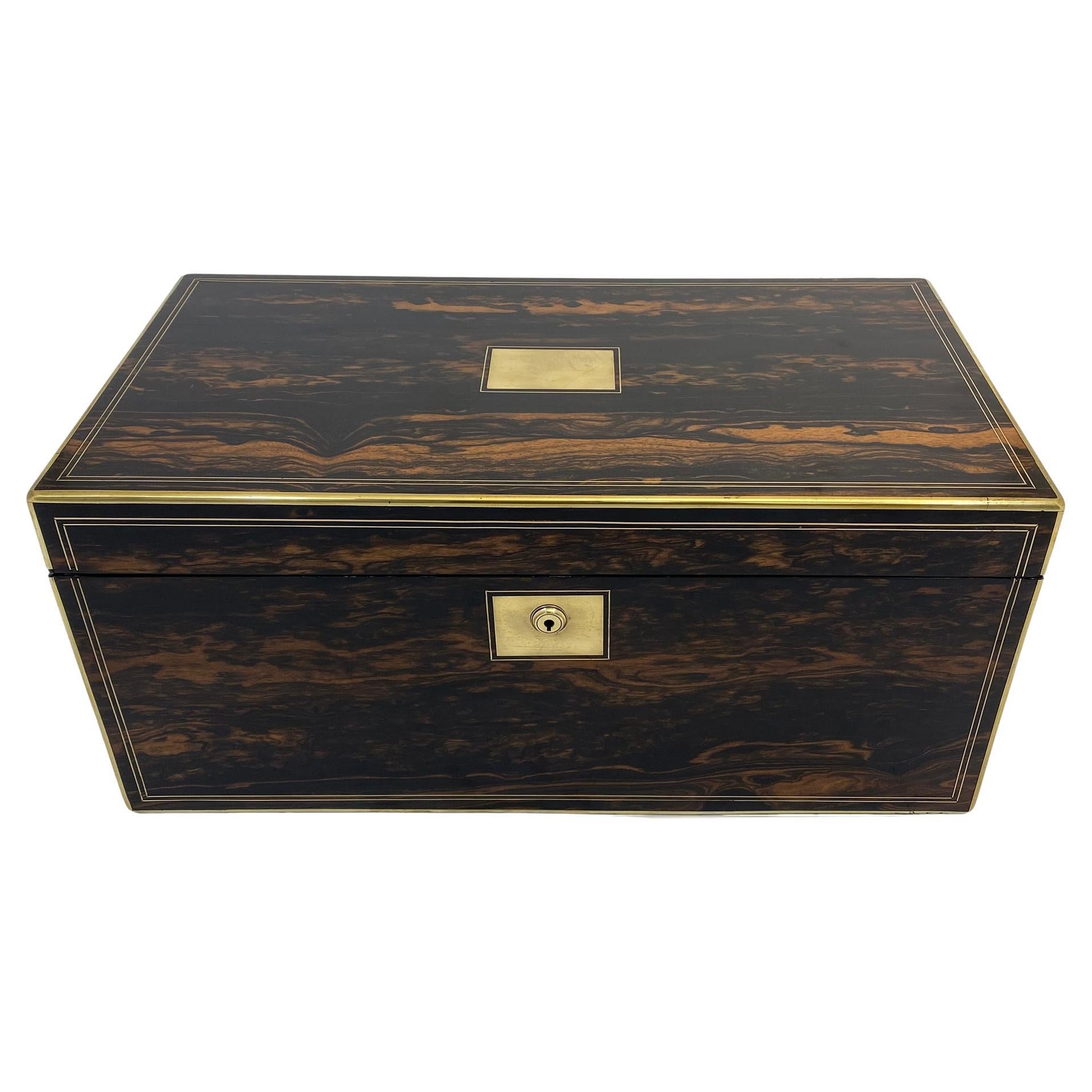 Caja de escritura victoriana antigua de G.H. Compartimento secreto múltiple Radcliffe en venta