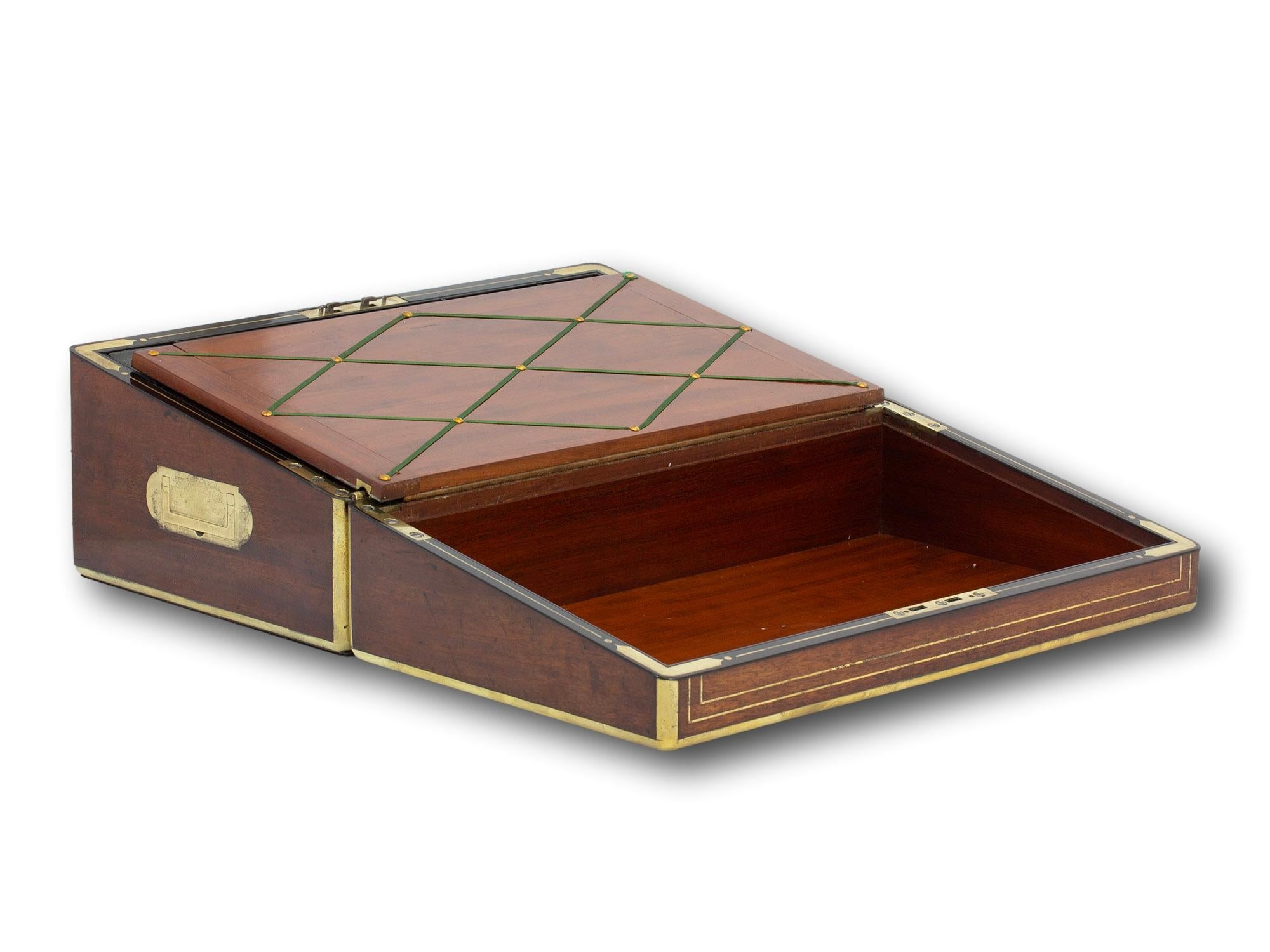 Caja de escritura victoriana antigua Friedrich Ludwig Hausburg en venta 3
