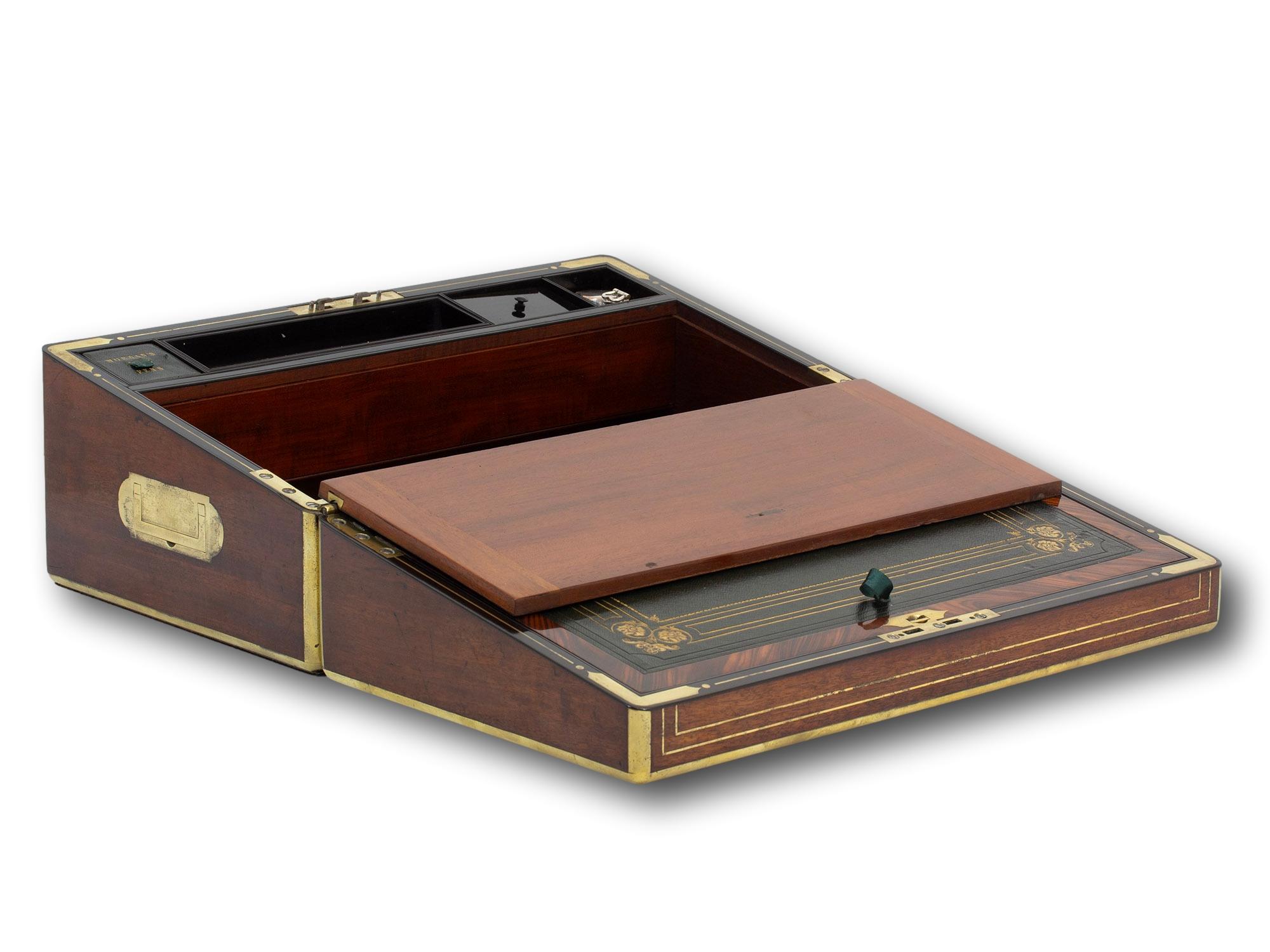 Caja de escritura victoriana antigua Friedrich Ludwig Hausburg en venta 4