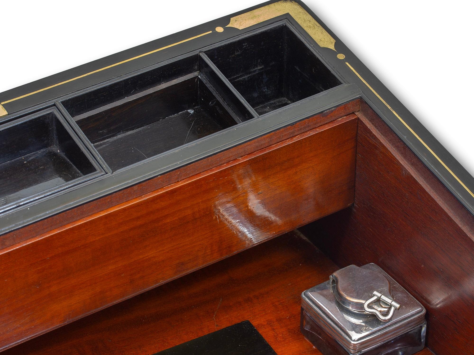 Caja de escritura victoriana antigua Friedrich Ludwig Hausburg en venta 8