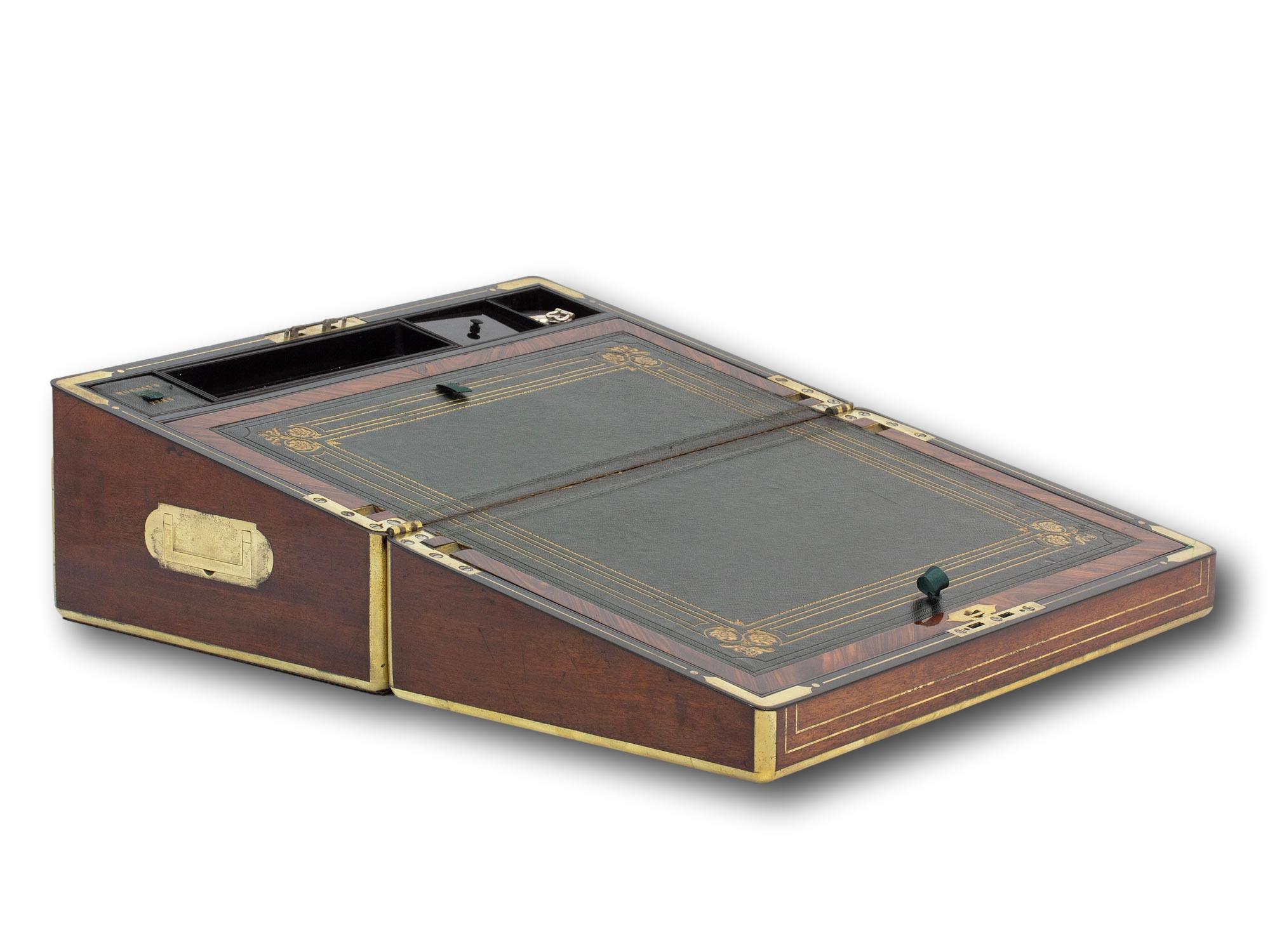 Caja de escritura victoriana antigua Friedrich Ludwig Hausburg en venta 1