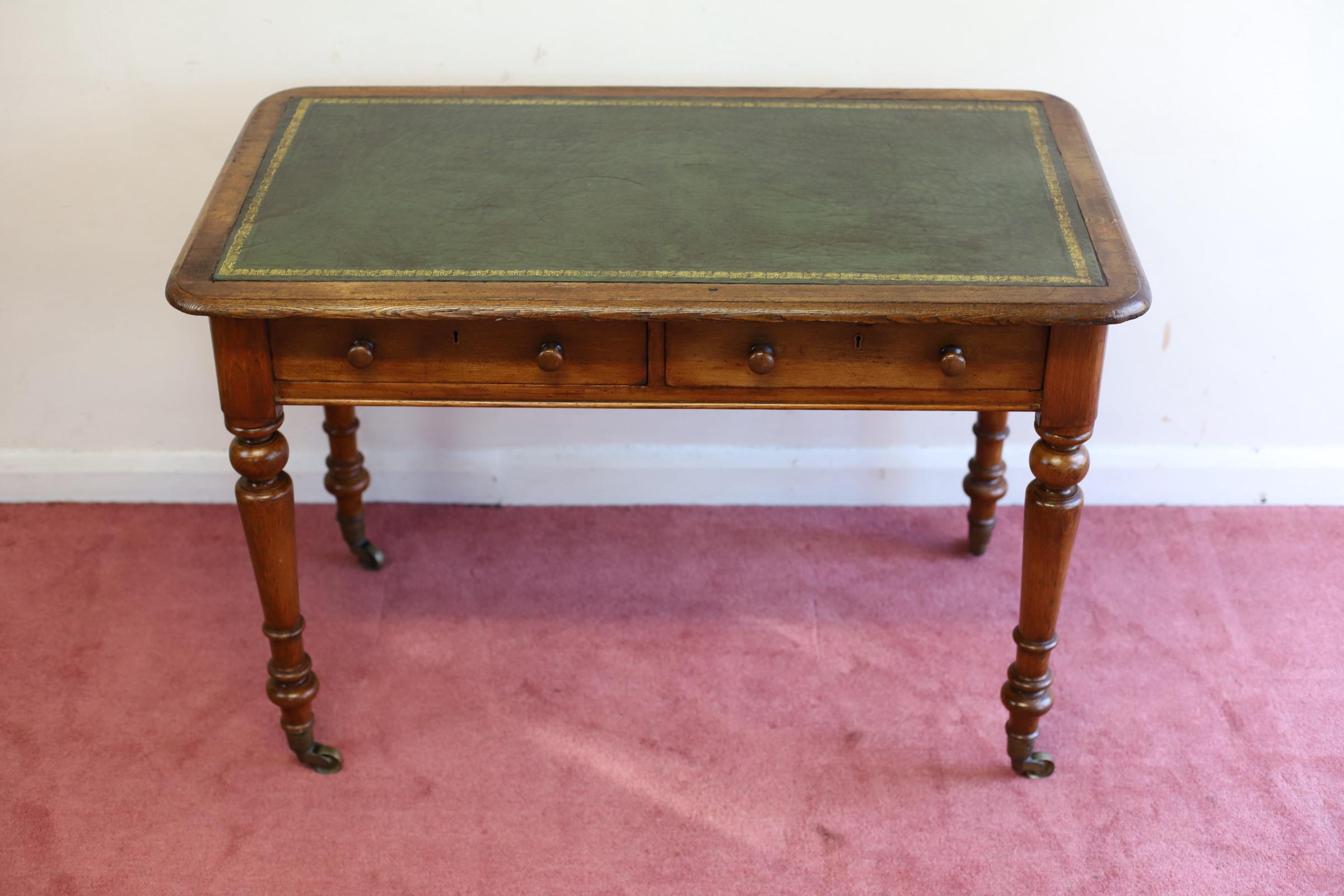 British Antique Victorian Writing Desk  For Sale