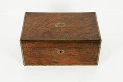 Antique Victorian Writing Slope, Stationary Lap Desk, Scotland 1870, B1890Y