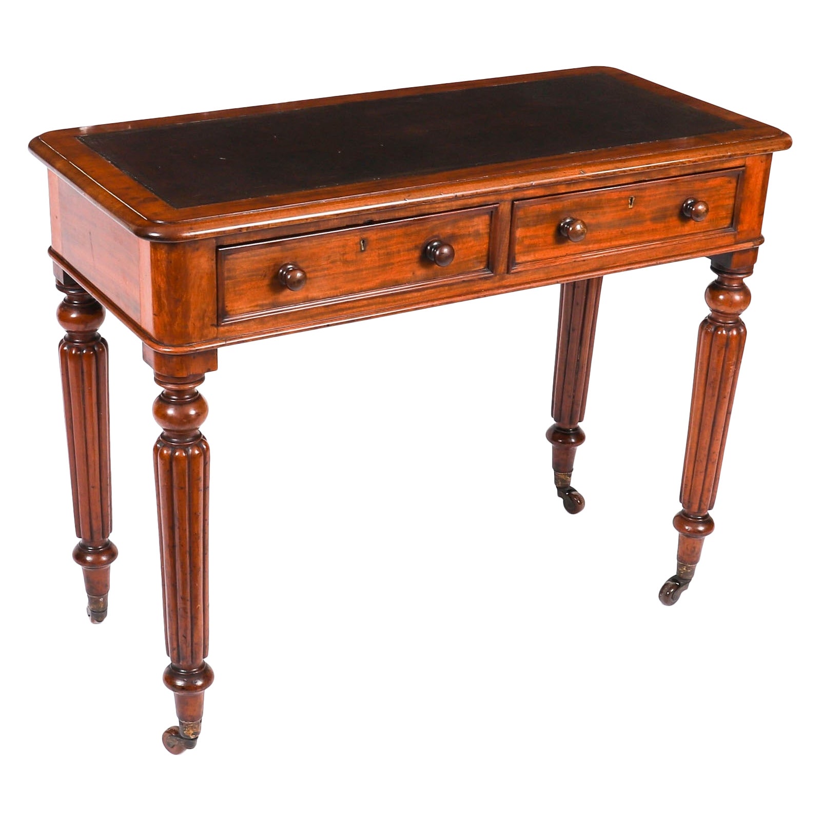 Ancienne table à écrire victorienne Bureau 19ème siècle 100x46cm