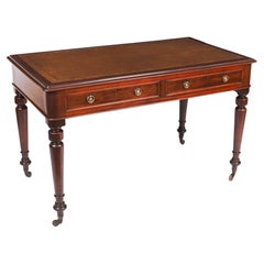 Antique Victorian Writing Table Desk 19th Century