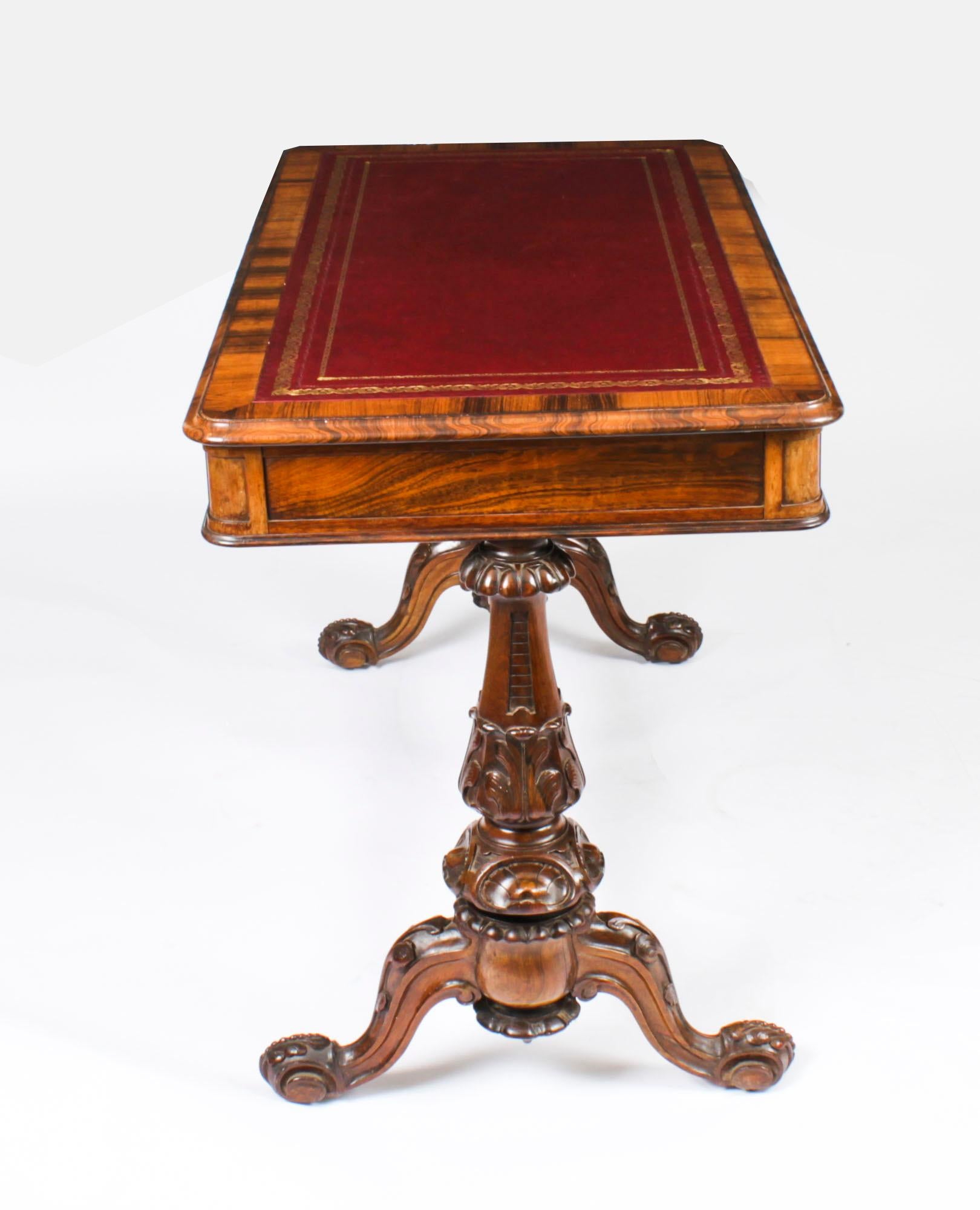 Ancienne table à écrire victorienne par Edwards & Roberts 19ème siècle en vente 8