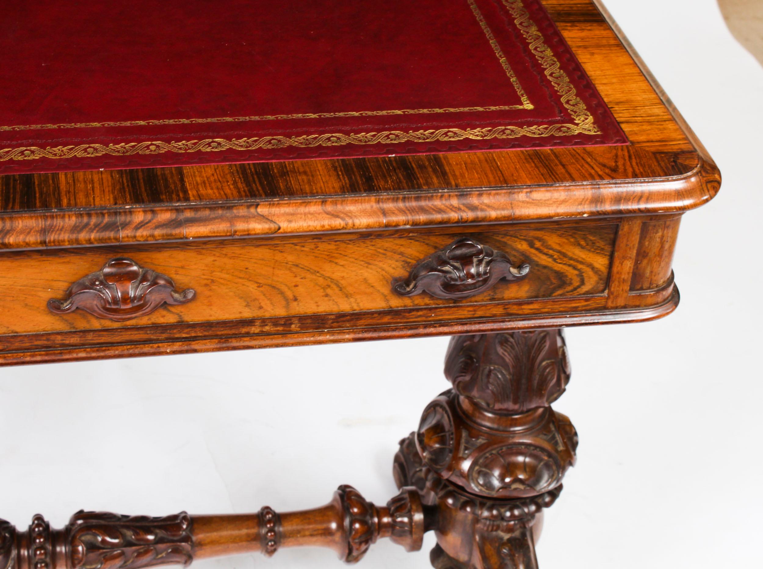 Ancienne table à écrire victorienne par Edwards & Roberts 19ème siècle en vente 12