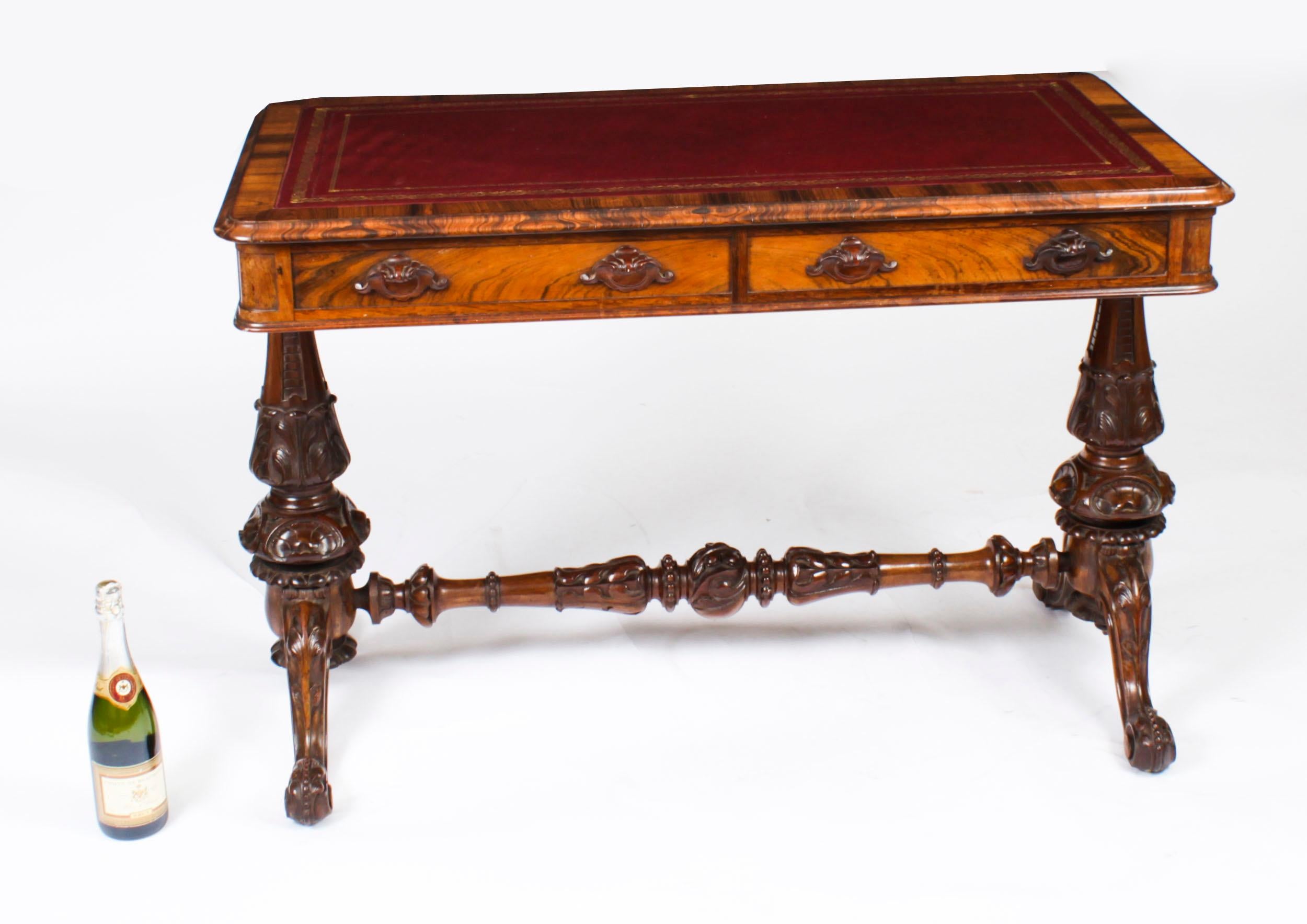 Ancienne table à écrire victorienne par Edwards & Roberts 19ème siècle en vente 13