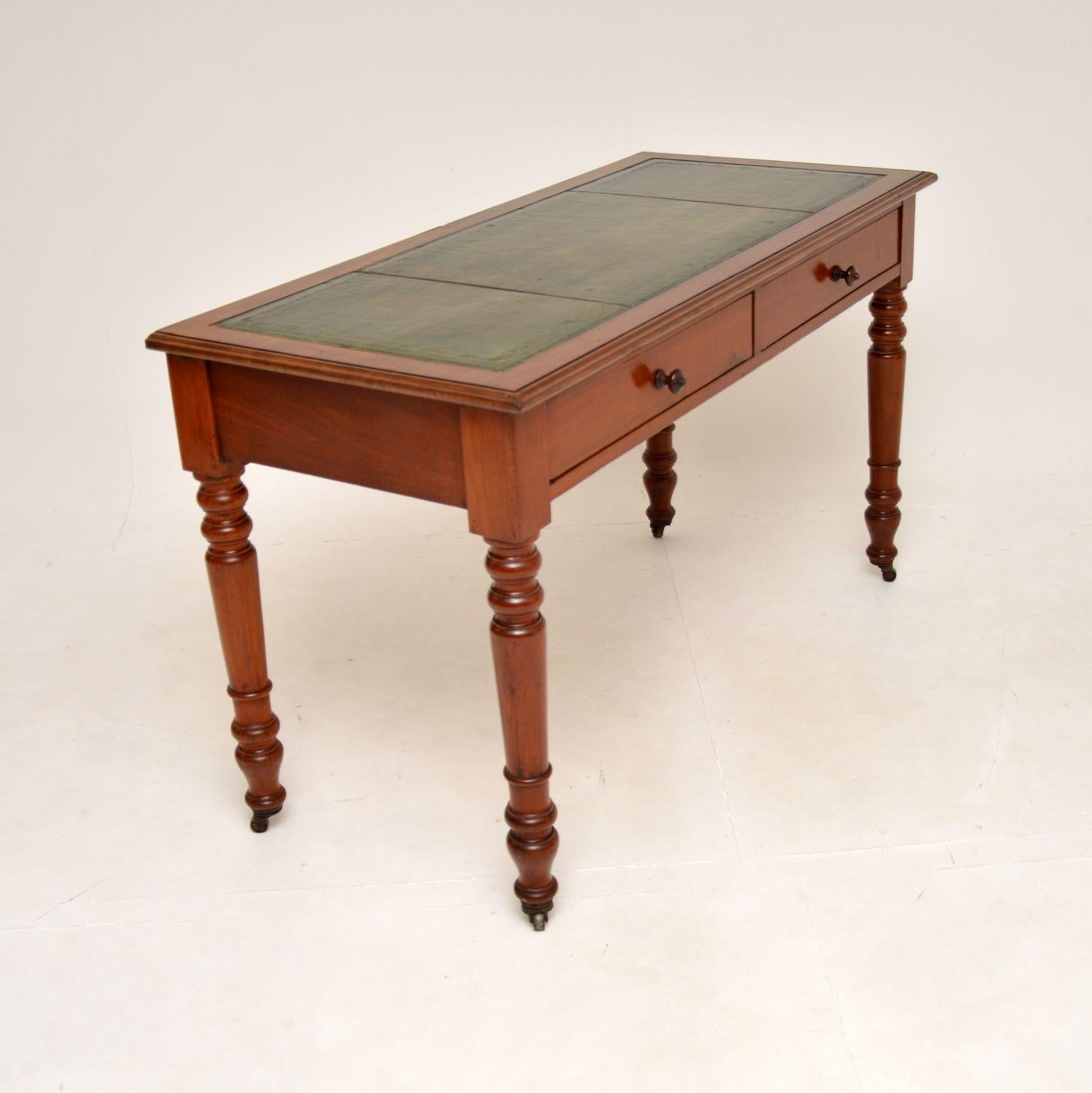High Victorian Antique Victorian Writing Table / Desk by James Shoolbred