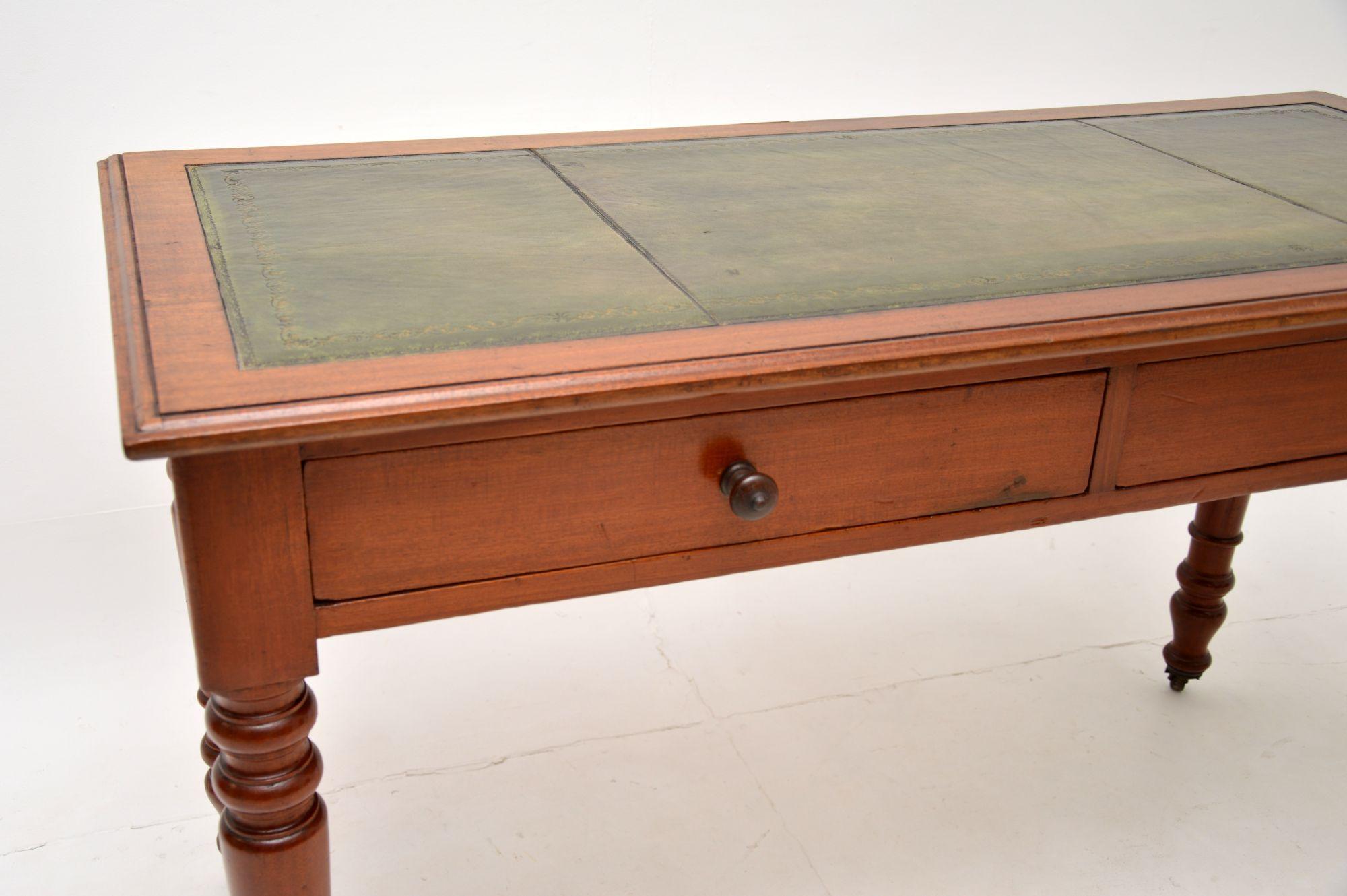 Antique Victorian Writing Table / Desk by James Shoolbred 1