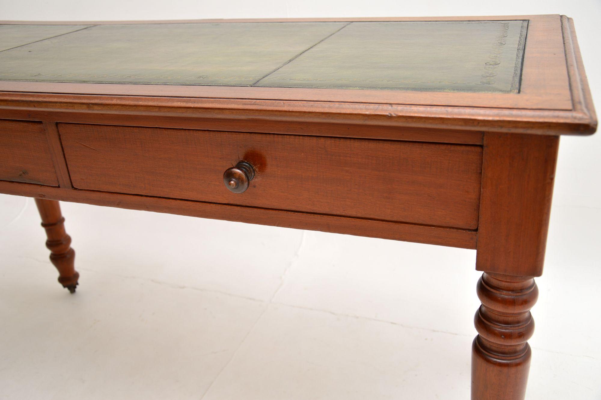 Antique Victorian Writing Table / Desk by James Shoolbred 2