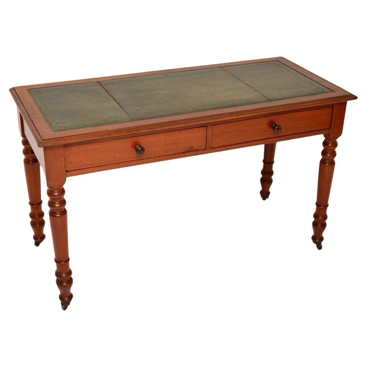 Antique Victorian Writing Table / Desk by James Shoolbred