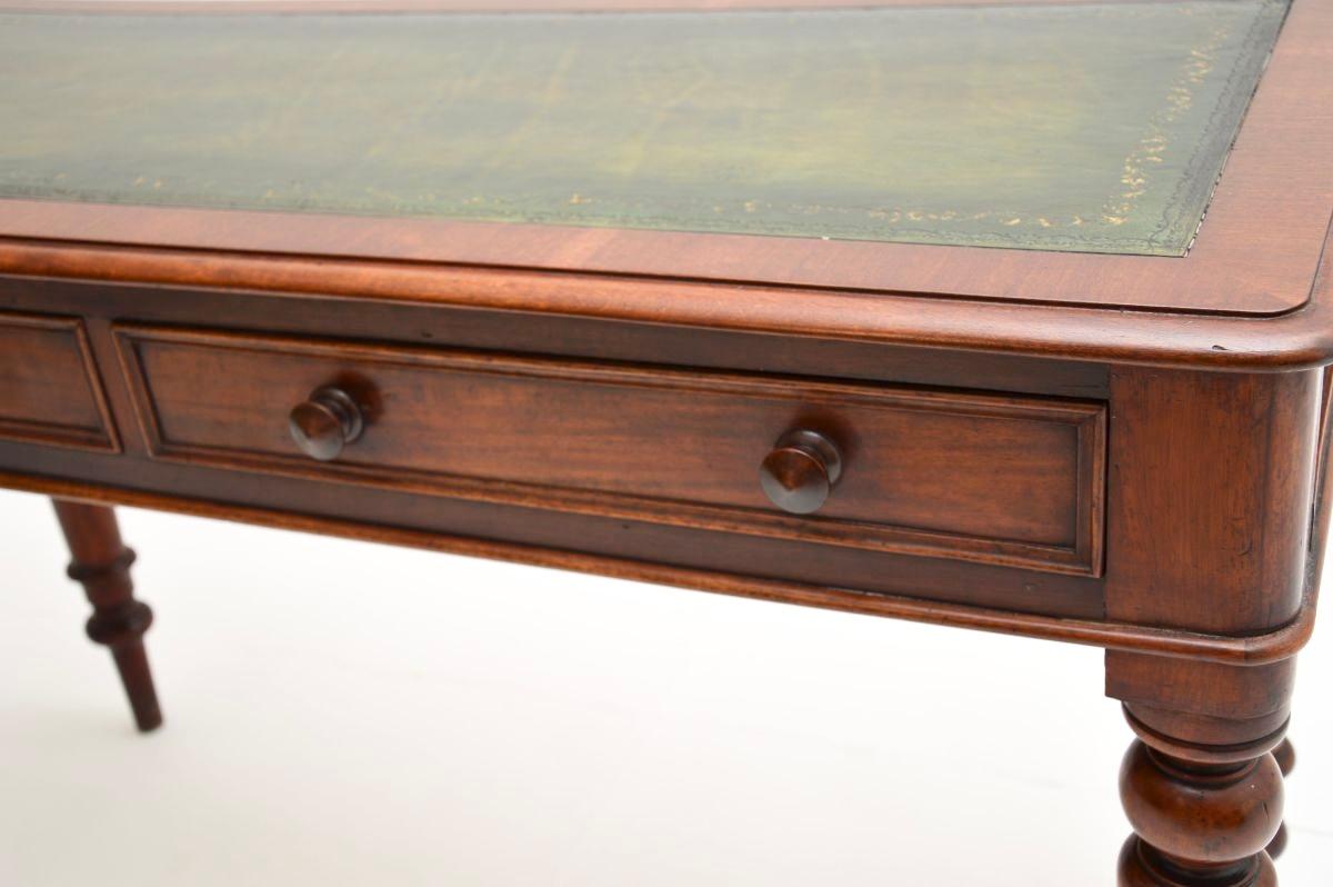 Mesa escritorio victoriana antigua 3