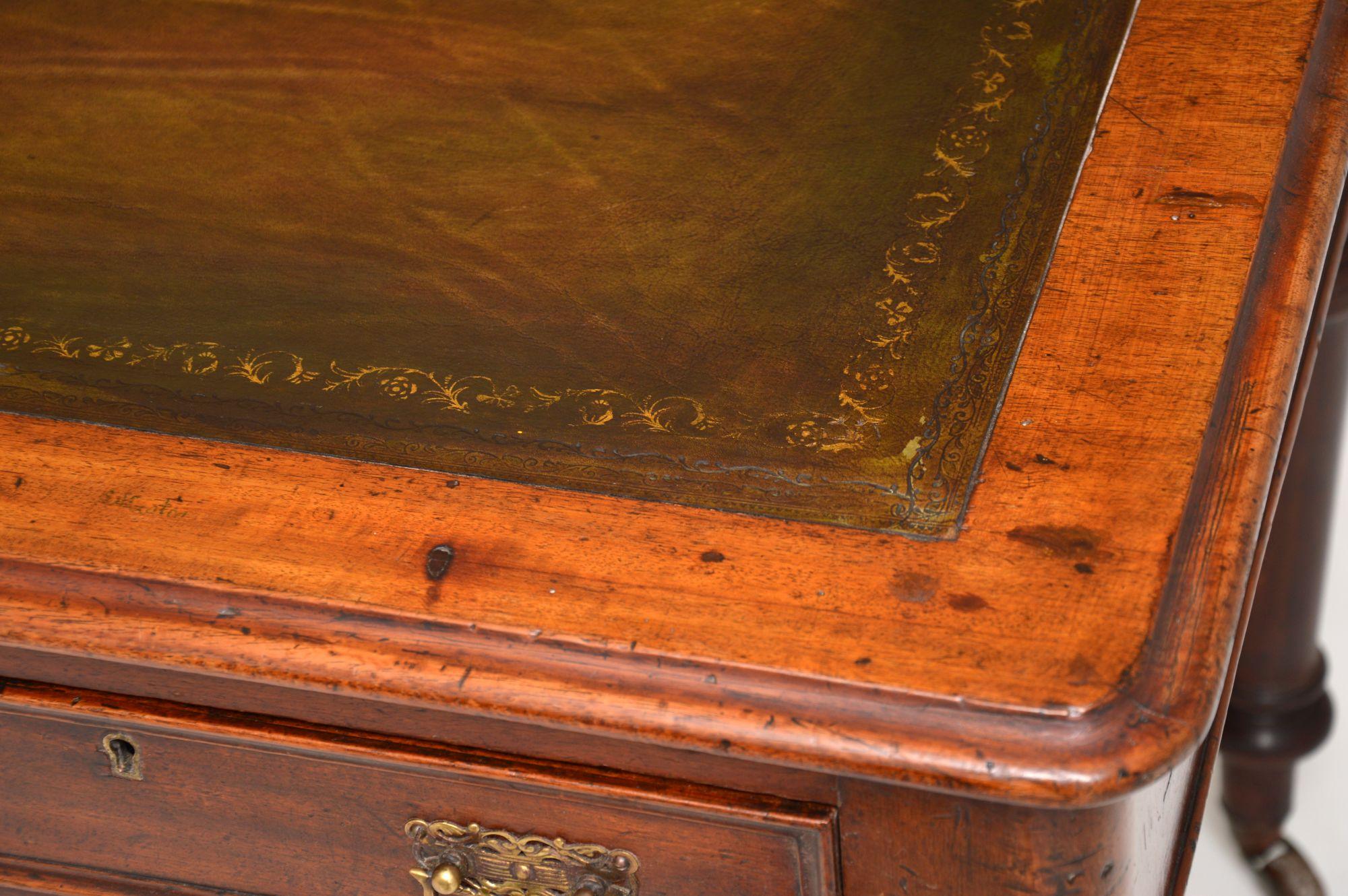Antique Victorian Writing Table / Desk 5